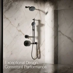 Round three-function handshower, 1.75 gpm
