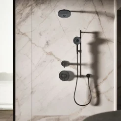 Round three-function handshower, 1.75 gpm