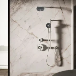 Round three-function handshower, 1.75 gpm