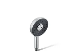 Round three-function handshower, 2.5 gpm