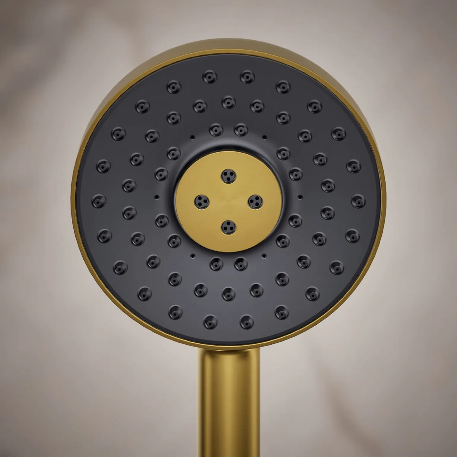 Round three-function handshower, 2.5 gpm