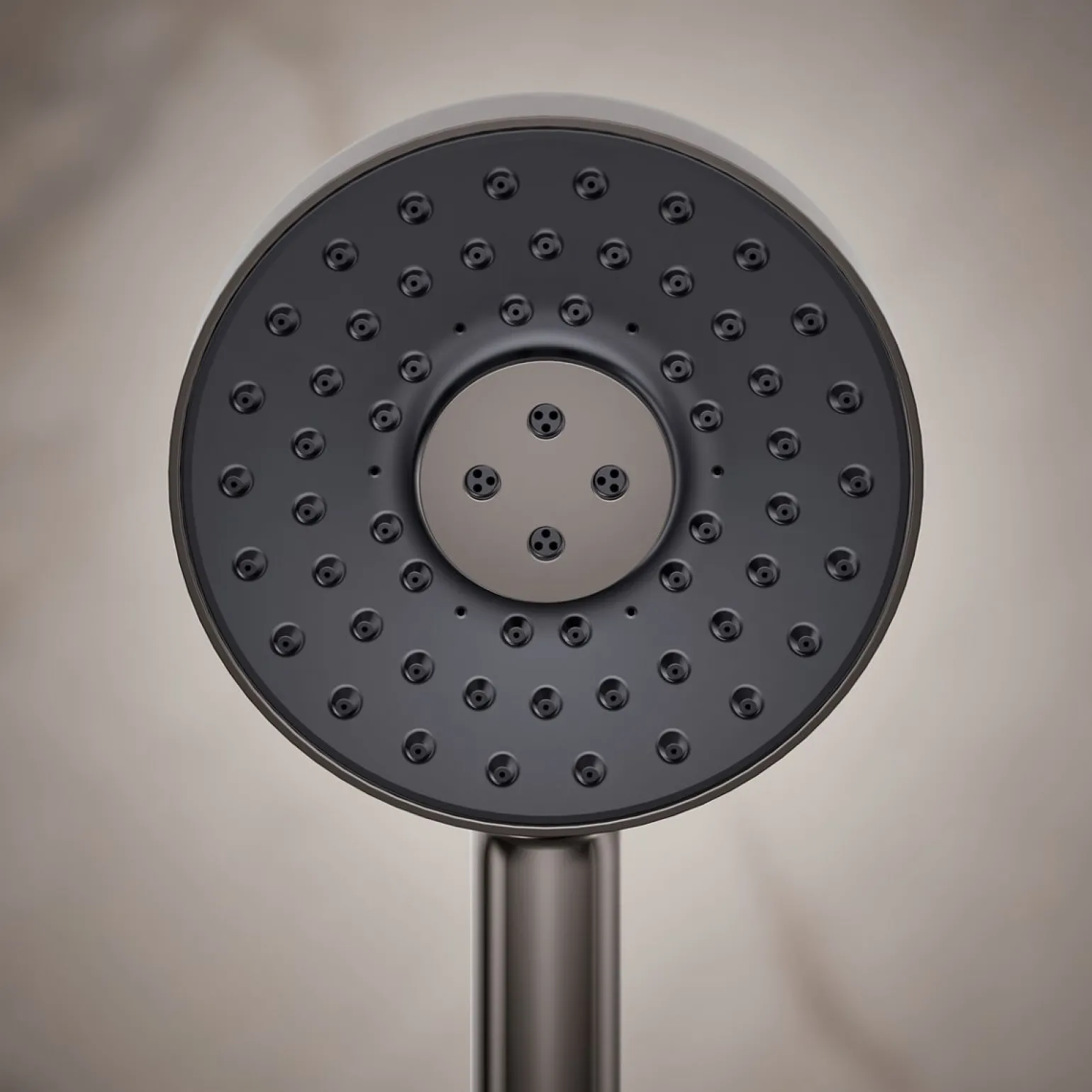 Round three-function handshower, 2.5 gpm