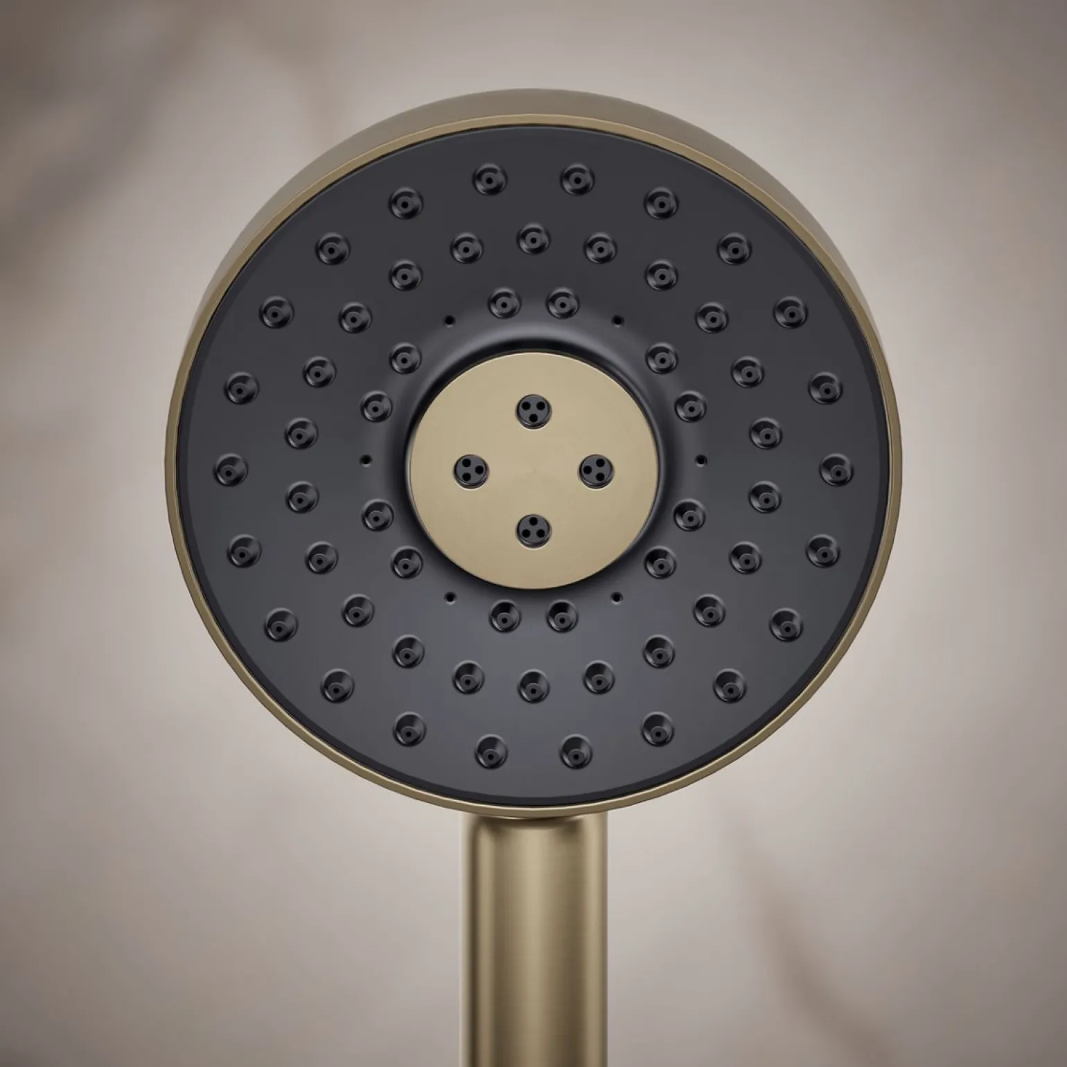 Round three-function handshower, 2.5 gpm