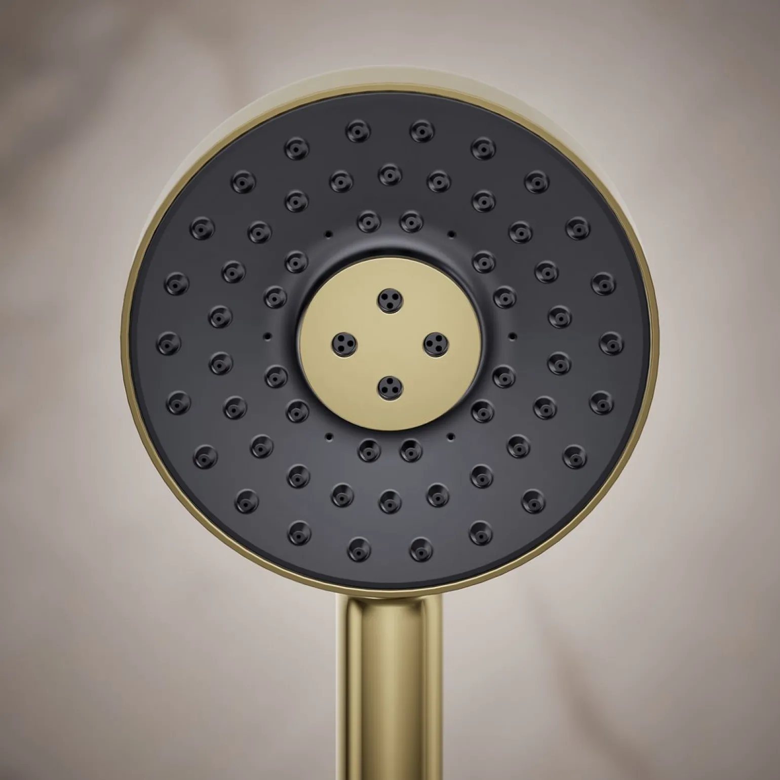 Round three-function handshower, 2.5 gpm