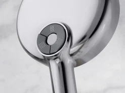 Round three-function handshower, 2.5 gpm