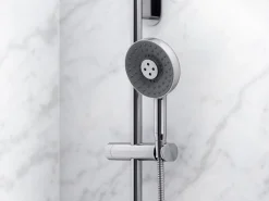 Round three-function handshower, 2.5 gpm