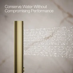 Round two-function handshower, 2.5 gpm