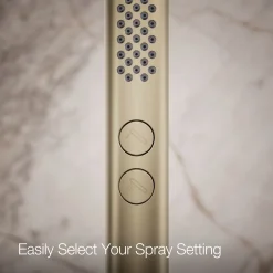 Round two-function handshower, 2.5 gpm