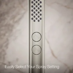 Round two-function handshower, 2.5 gpm