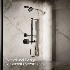 Round two-function handshower, 2.5 gpm