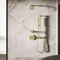 Round two-function handshower, 2.5 gpm