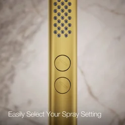 Round two-function handshower, 1.75 gpm