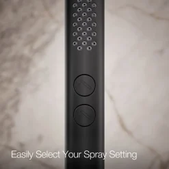 Round two-function handshower, 1.75 gpm