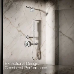 Round two-function handshower, 1.75 gpm
