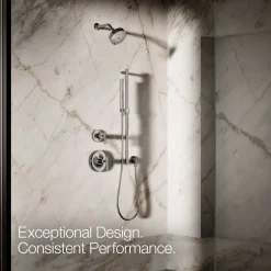 Round two-function handshower, 1.75 gpm