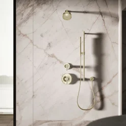 Round two-function handshower, 1.75 gpm