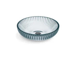 15" round vessel bathroom sink, no overflow