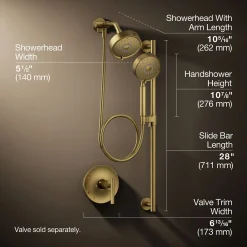 Showering Kit, 1.75 gpm