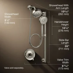 Showering Kit, 2.5 gpm