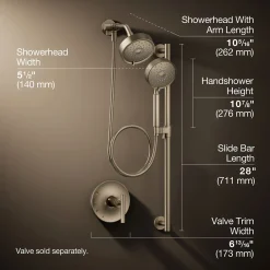 Showering Kit, 2.5 gpm