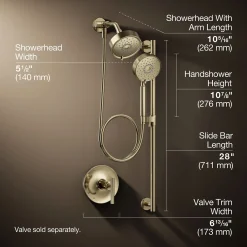 Showering Kit, 2.5 gpm