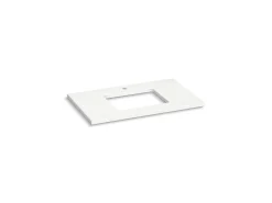 Silestone® 37" quartz vanity top with rectangular cutout