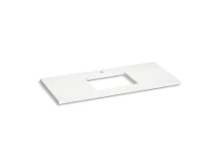Silestone® 49" quartz vanity top with rectangular cutout