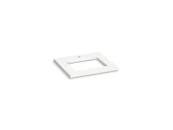 Silestone® 25" quartz vanity top with rectangular cutout