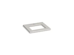 Silestone® 25" quartz vanity top with rectangular cutout
