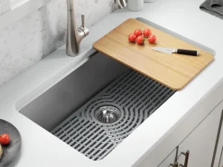 Silicone sink mat
