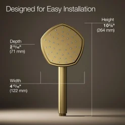 Single-function handshower, 1.75 gpm
