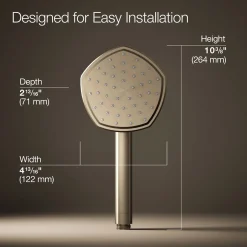 Single-function handshower, 1.75 gpm