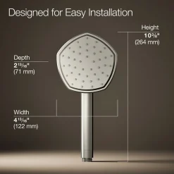 Single-function handshower, 2.5 gpm