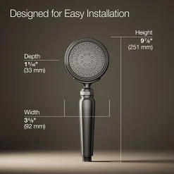 Single-function handshower, 1.75 gpm