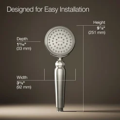 Single-function handshower, 2.5 gpm