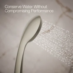 Single-function handshower with Eco-Boost