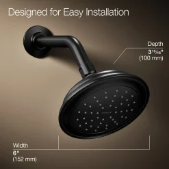 Single-function showerhead, 2.5 gpm