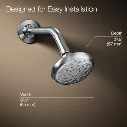 Single-function showerhead, 1.5 gpm