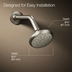 Single-function showerhead, 1.5 gpm