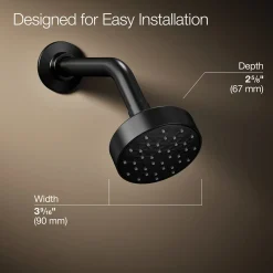 Single-function showerhead, 1.5 gpm
