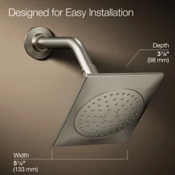 Single-function showerhead, 2.5 gpm