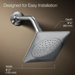 Single-function showerhead, 2.5 gpm