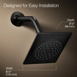 Single-function showerhead, 2.5 gpm