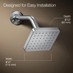 Single-function showerhead, 1.5 gpm