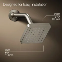 Single-function showerhead, 1.5 gpm