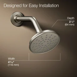 Single-function showerhead, 2.5 gpm