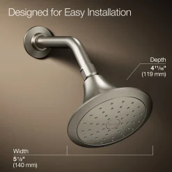 Single-function showerhead, 1.75 gpm