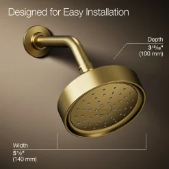 Single-function showerhead, 1.75 gpm