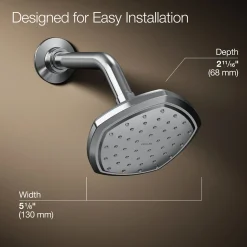 Single-function showerhead, 1.75 gpm