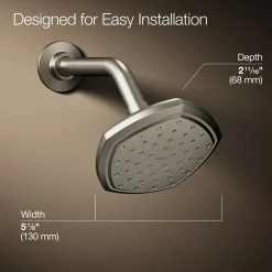 Single-function showerhead, 1.75 gpm